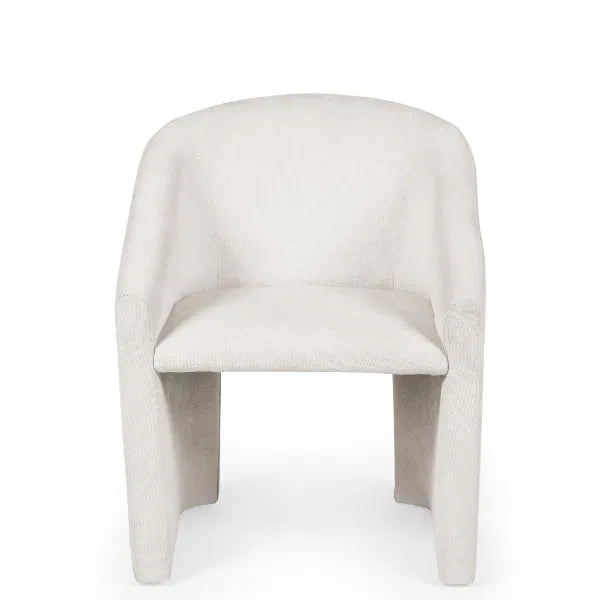White chair on a white background