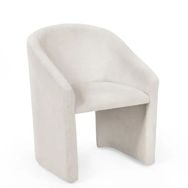White chair on a white background