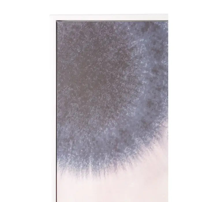 Rectangular tile with a gradient design transitioning from gray to white.