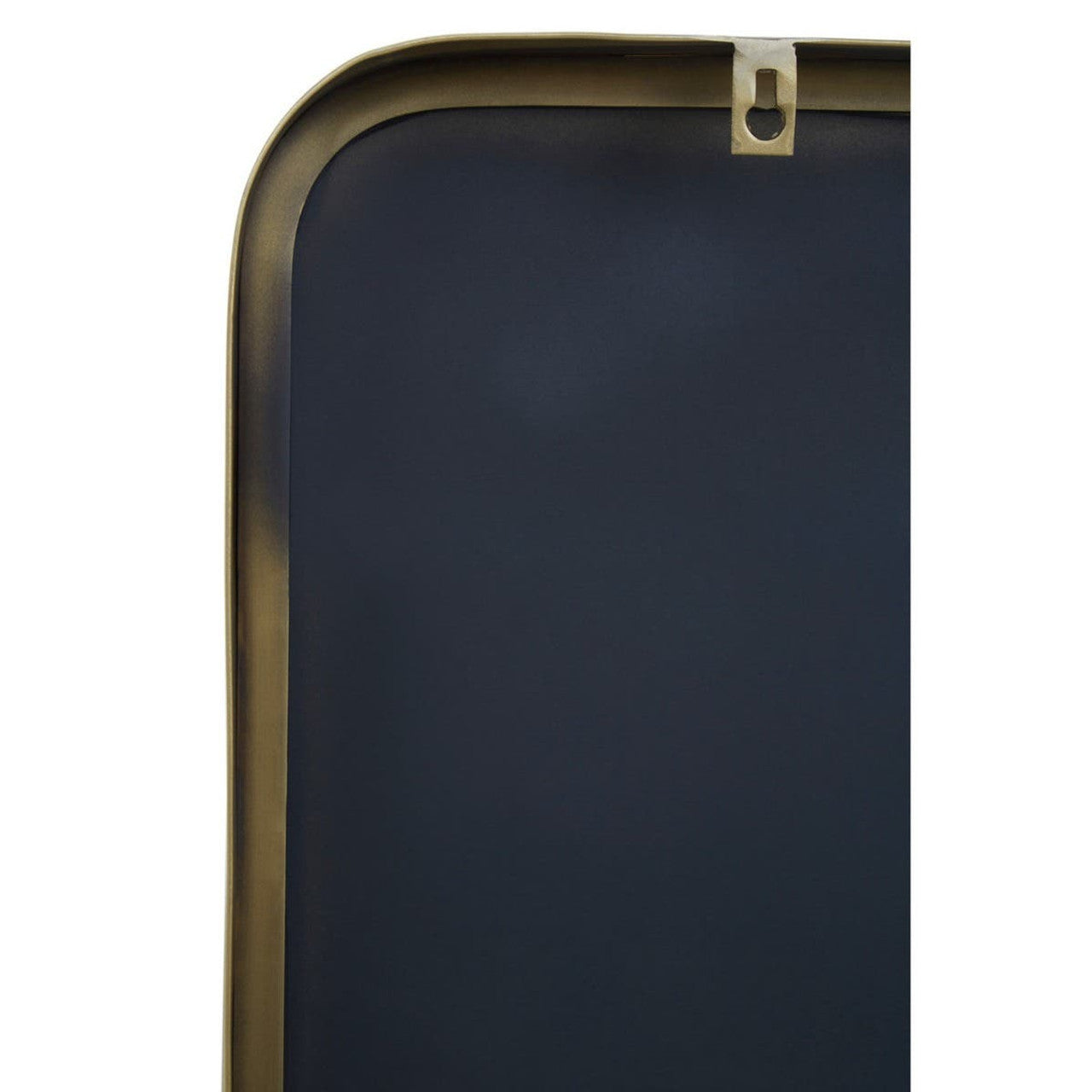 Back of mirror on white background