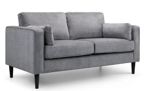 Gray sofa on a white background