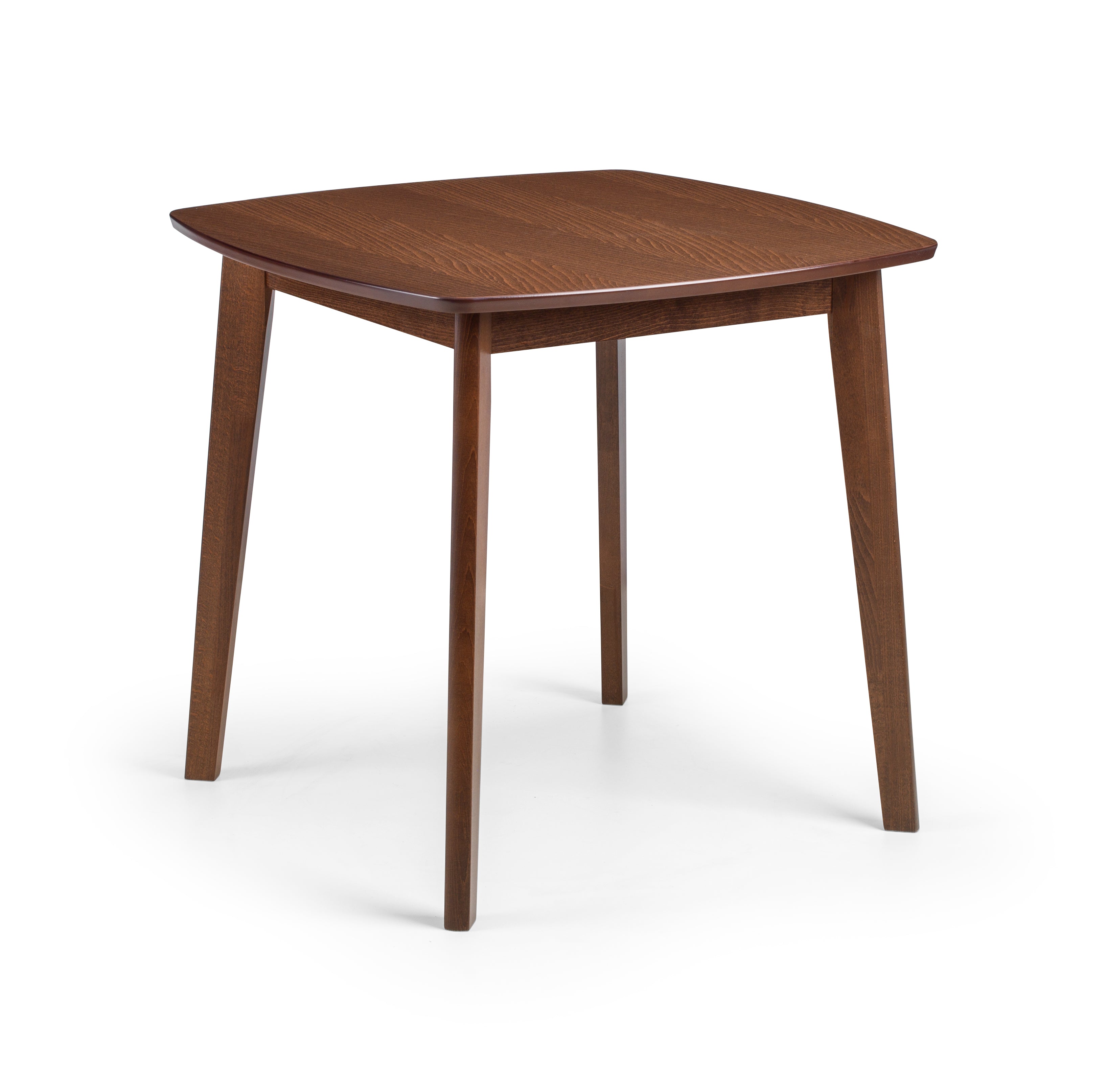Wooden table with a white background
