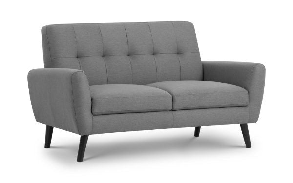 Gray sofa on a white background