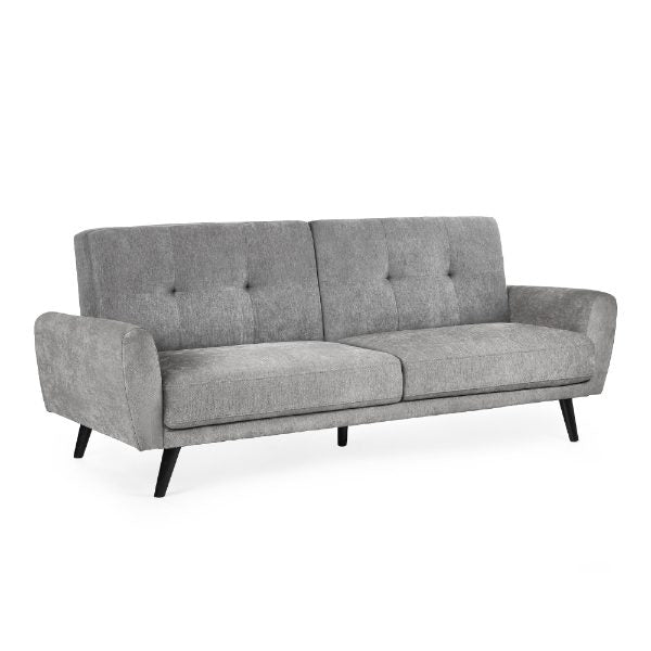 Gray sofa on a white background