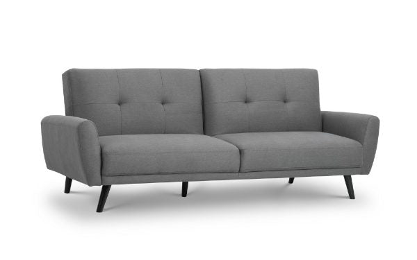 Gray sofa on a white background