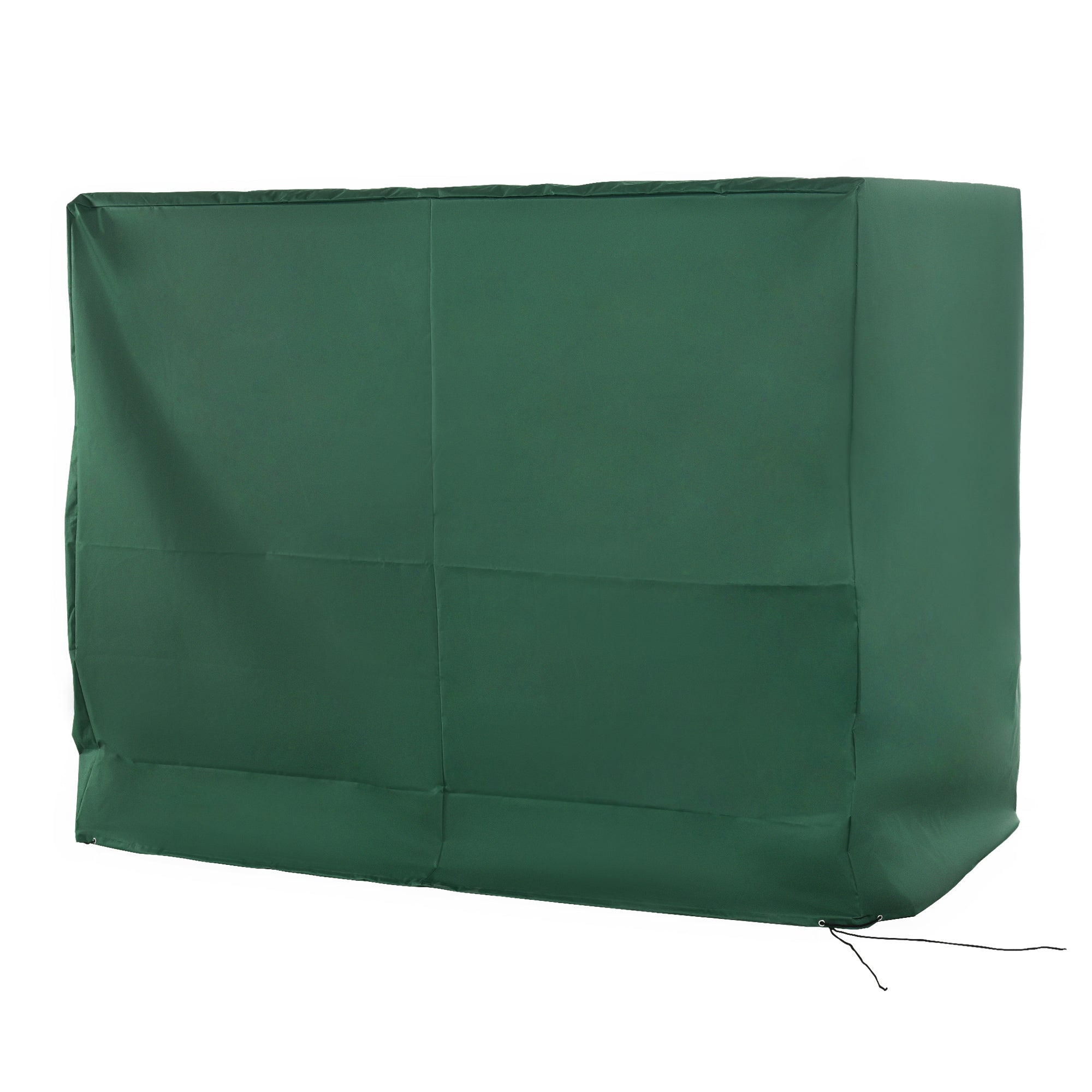 Green rectangular cover on a white background