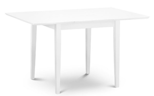 White table on a white background