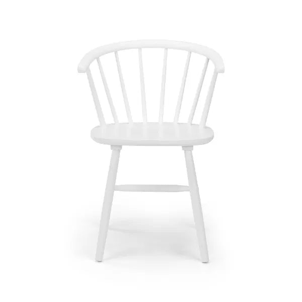 White chair on a white background
