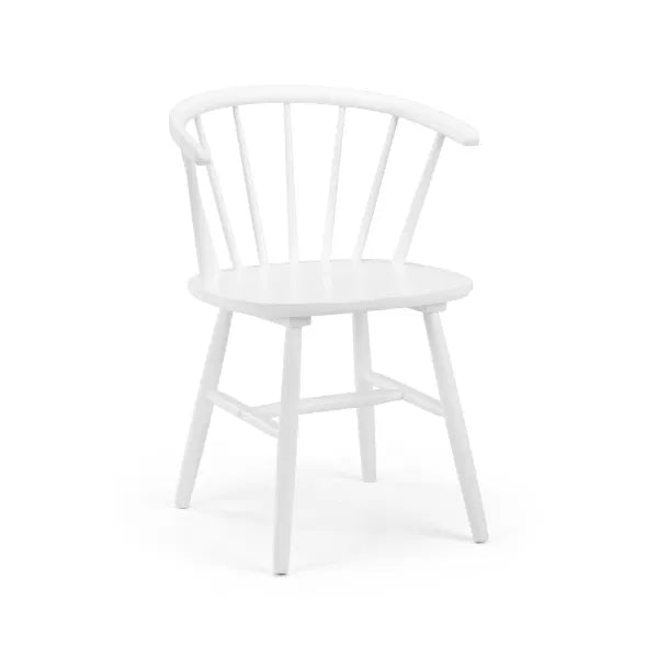 White chair on a white background
