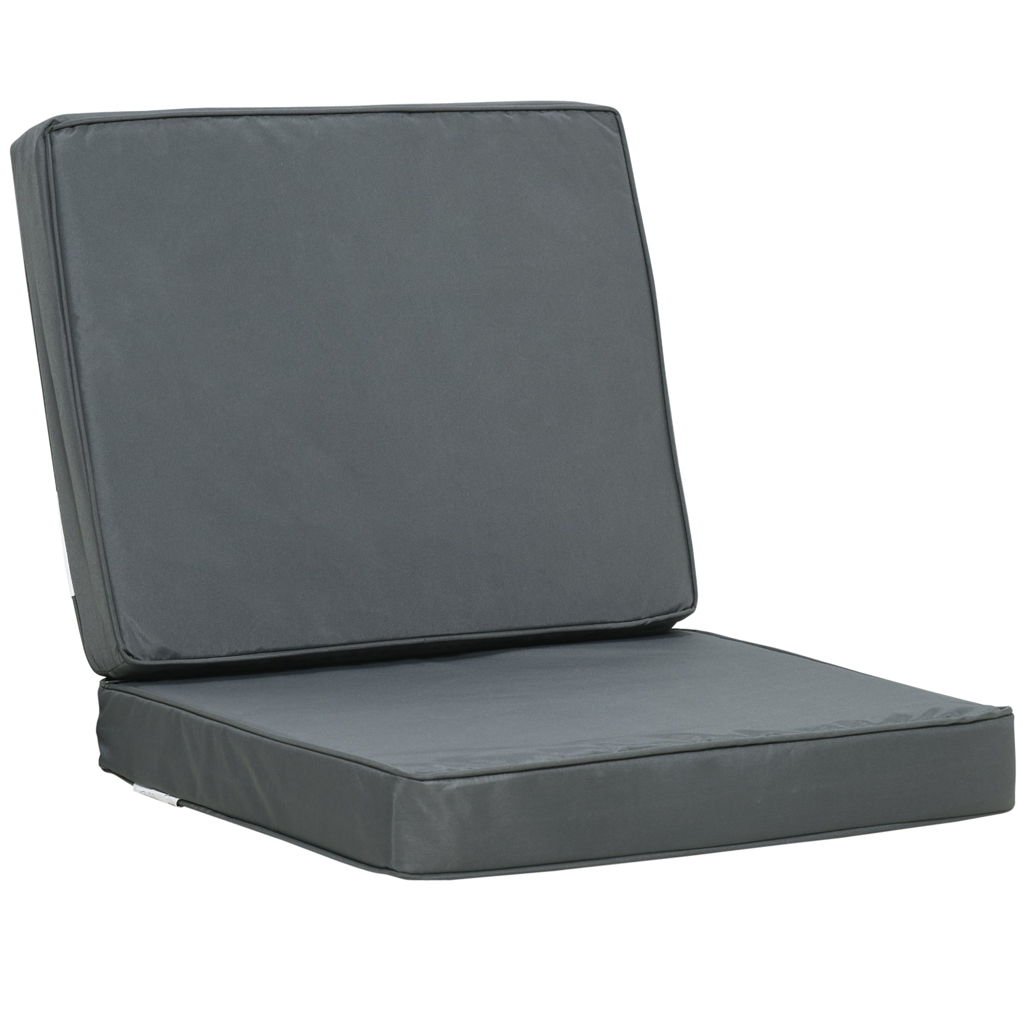 Gray cushion on a white background