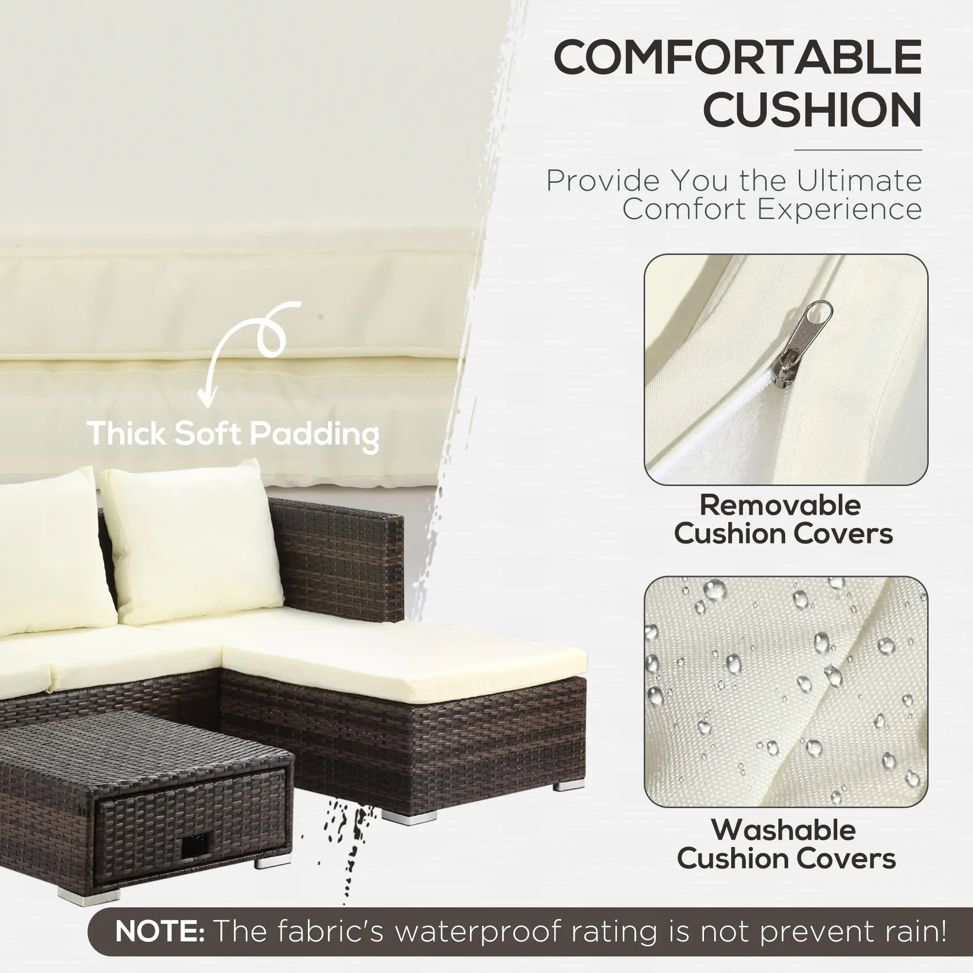 Palma Rattan Corner Set